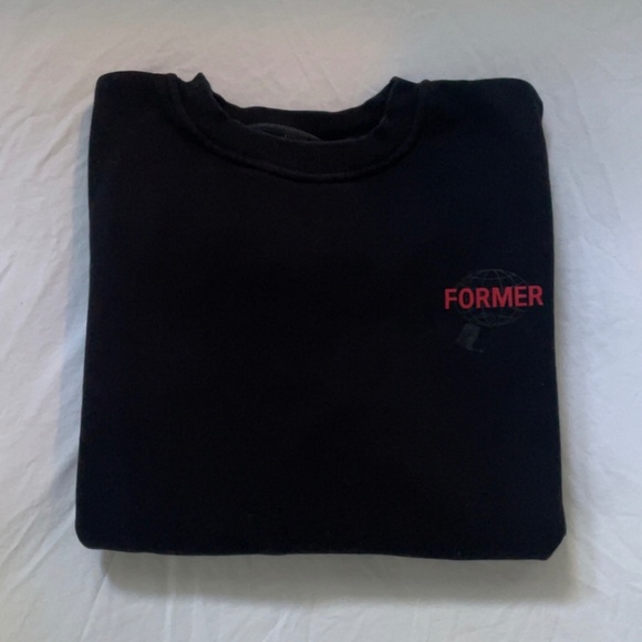 FORMER Black Crew-Neck Sweater - Picture 2 of 6